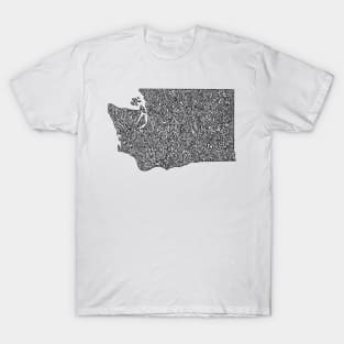 Washington Map T-Shirt